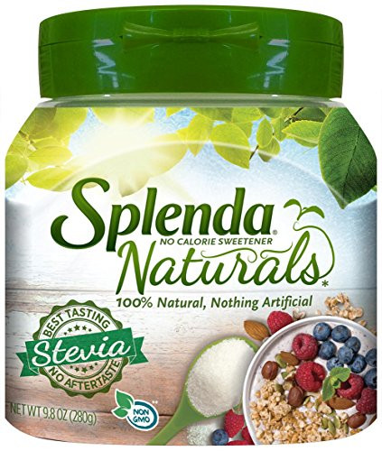 Splenda Naturals Stevia Sweetener Jar 9.8 Oz-- Zero Calorie Stevia Sweetener. 100% Natural, Nothing Artificial, Best Tasting Stevia, No Bitter Aftertaste. The Taste of Sugar Without the Calories.