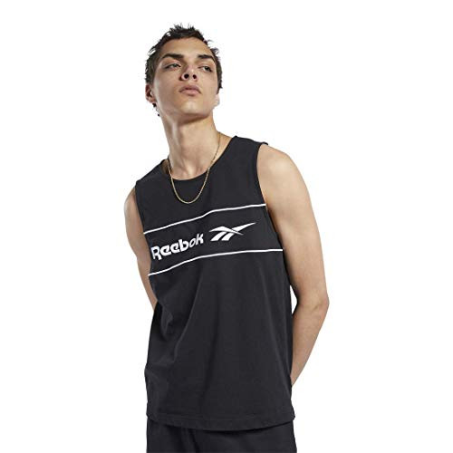 Reebok Classic Linear Tank, Black, XX-Large