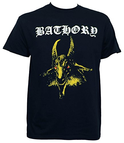 Bathory Men's Yellow Goat Album Cover T-Shirt 2XL