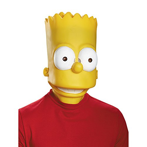 Disguise Men's Bart Adult Costume Mask, Yellow, One Size