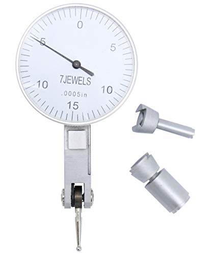 Precision Dial Test Indicator 0-0.03Inch Measuring Range 0.0005Inch Graduation