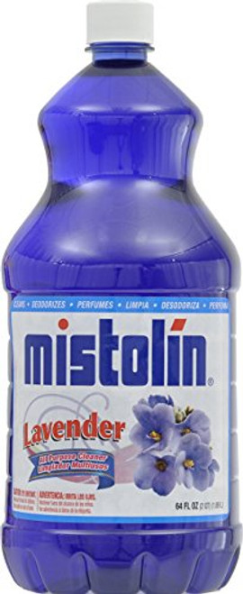Mistolin Lavender, All Purpose Cleaner, 64 Fl Oz, Longer Lasting Multi Purpose Cleaner, Best Cleaner for Floors, Bathrooms  and  Kitchen Appliances