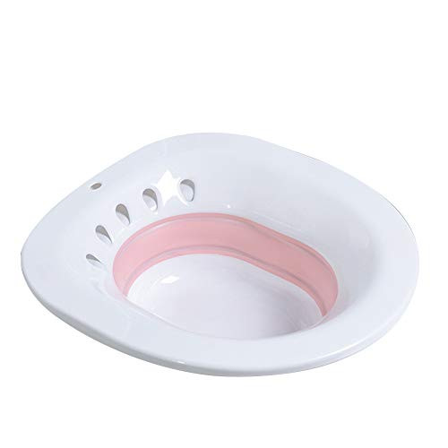 Sitz Bath for Toilet Seat, Postpartum Care, Anal Postoperative Care, or Hemorrhoids and Perineum Treatment, Collapsible Seat Sitz Bath Basin Sitz Bath for Toilet Seat, Postpartum Care, Anal Postoperative Care, or Hemorrhoids and Perineum Treatment, Collapsible Seat Sitz Bath Basin