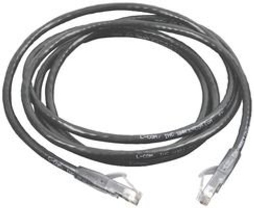 Ethernet Cable, Cat6, RJ45 Plug, RJ45 Plug, 7 ft, 2.1 m, Black
