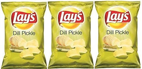 Lay's Dill Pickle Potato Chips 7.75oz Bag (Pack of 3) by Lay's