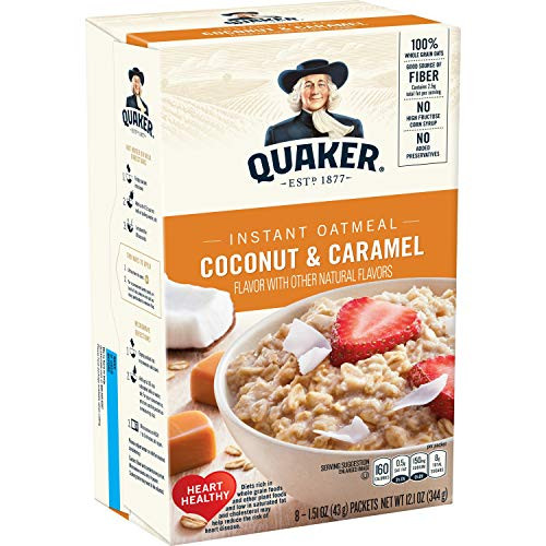 Quaker Quaker Instant Oatmeal, Coconut  and  Caramel, 6 Pound