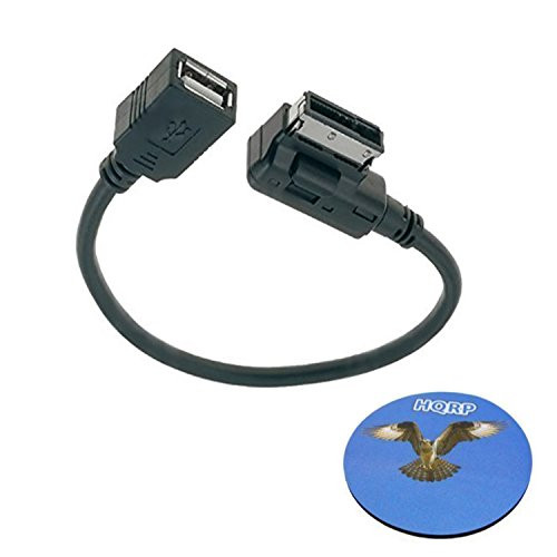 HQRP MDI MMI / USB Cable Adapter for VW Volkswagen e-Golf / Golf MK7 / GTI MK7 / Touareg (My 15 -) 2015 2016, Audio MP3 Music Interface Adapter plus HQRP Coaster HQRP MDI MMI / USB Cable Adapter for VW Volkswagen e-Golf / Golf MK7 / GTI MK7 / Touareg (My 15 -) 2015 2016, Audio MP3 Music Interface Adapter plus HQRP Coaster