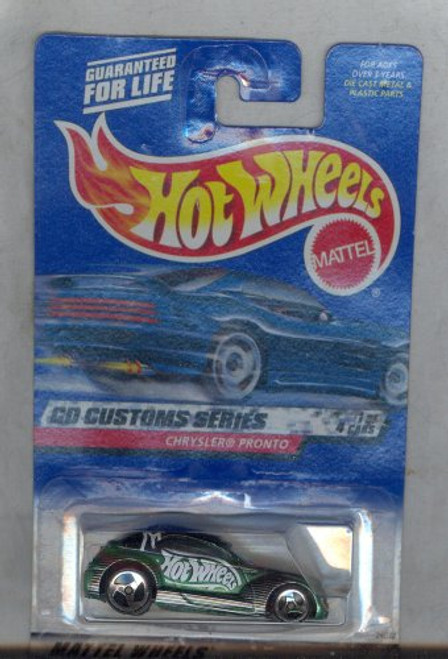 CHRYSLER PRONTO * CD CUSTOMS SERIES #1 of 4 * 2000 HOT WHEELS Basic Car 1:64 Scale Series * Collector #029 * CHRYSLER PRONTO * CD CUSTOMS SERIES #1 of 4 * 2000 HOT WHEELS Basic Car 1:64 Scale Series * Collector #029 *