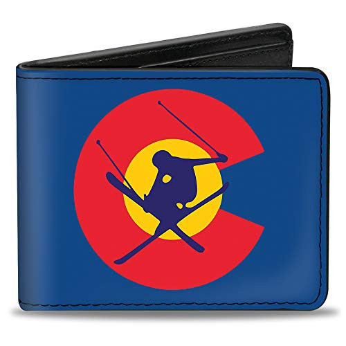 Buckle-Down Men's Standard Bifold Wallet Colorado, 4.0 inch x 3.5 inch
