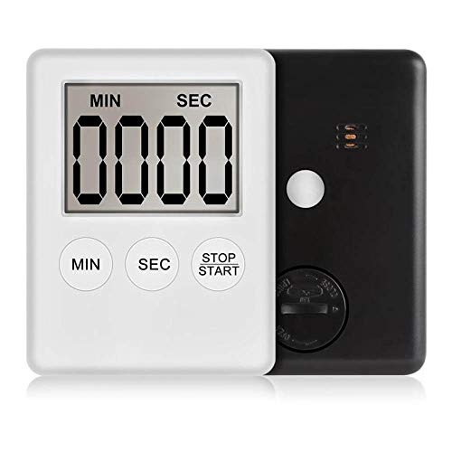 Kitchen Timer Digitalwhite Large Digital Lcd Kitchen Cooking Timer Count-Down Up Clock Alarm Magnetic Kitchen Digital Kitchen Timer Digital Timers Kitchen Tools Cooking Studing Teaching Officing Us