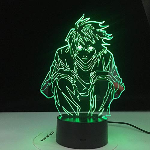 Death Note Lamp Japan Anime Figure Manga Death Note L Ryuk Figure Lawliet Figure Led Night Light for Anime Room Store Decor Idea Cool Kids Child Bedroom Table Lamp-Touch Death Note Lamp Japan Anime Figure Manga Death Note L Ryuk Figure Lawliet Figure Led Night Light for Anime Room Store Decor Idea Cool Kids Child Bedroom Table Lamp-Touch