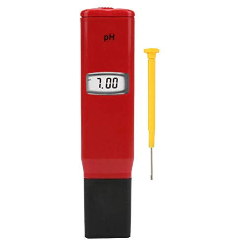 Digital PH Meter, Portable PH Tester Waterproof PH Tester Pen 0.1ph High Accuracy for Aquarium, Aquaculture, Swimming Pool 0.1ph High Accuracy