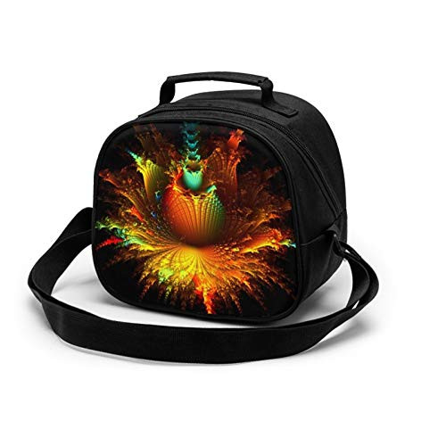 Insulated Lunch Bag Unique Colorful Lunch Box Keep Your Food Cool, Lunch Tote, Adjustable Strap for Kids