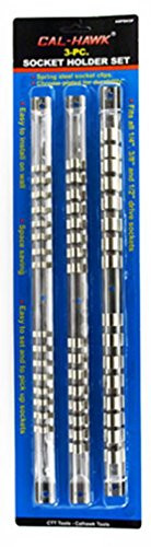 Cal Hawk Tools Socket Holder Set (3 Piece), ASPSH3P