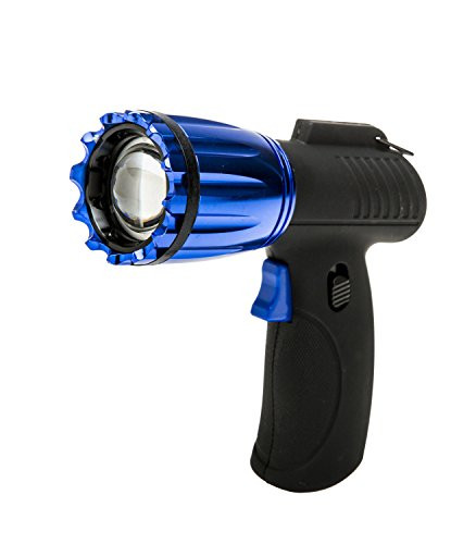 Performance Tool W2440 Sapphire Blue FirePoint LED Tactical Pistol Grip Spotlight Flashlight (230 Lumens)