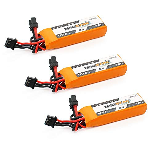 CNHL 450mAh 7.4V 2S Lipo Battery 70/140C with XT30 Plug for Trashcans Larva X Micro FPV Racing Drone Quadcopter (3 Packs) CNHL 450mAh 7.4V 2S Lipo Battery 70/140C with XT30 Plug for Trashcans Larva X Micro FPV Racing Drone Quadcopter (3 Packs)