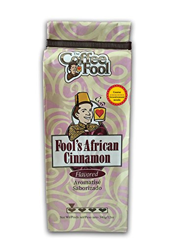 The Coffee Fool Coarse Grind Coffee, Fool's African Cinnamon, 12 Ounce