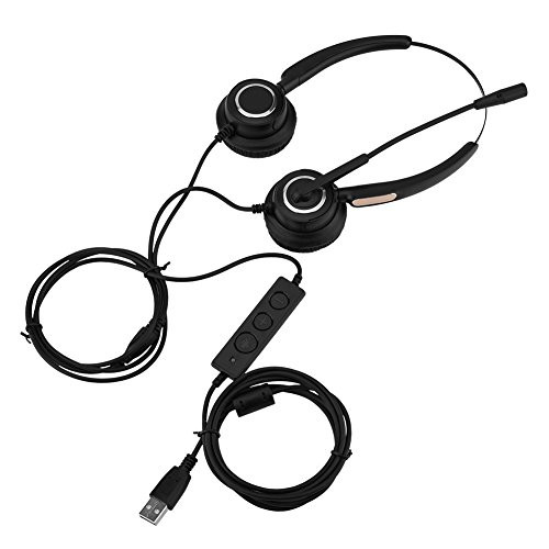 Zer one1 Headset, Call Center USB Headset Light Weight Noise Cancelling USB Call Center Headset with Microphone