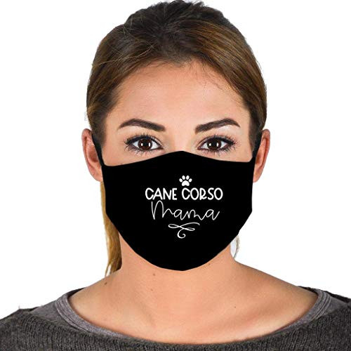 Cane Corso Lover Mama-Cane Corso Gift for Her-Dog Mama-for Face Mask Balaclavas Black