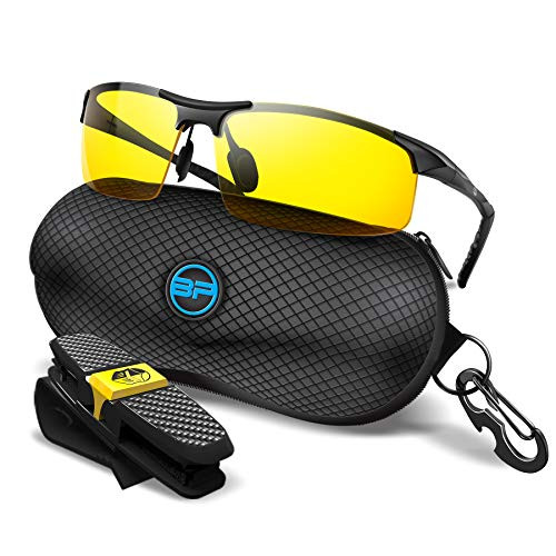 BLUPOND Yellow Glasses for Men/Women - Anti Fog Semi-Polarized Shooting Safety Glasses for Ultimate Eye Protection