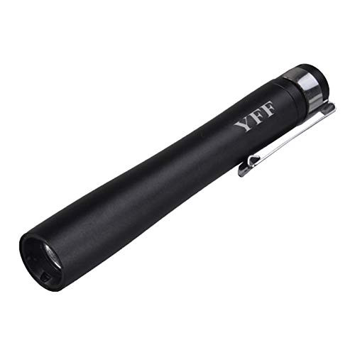 YFF LED Pocket Pen Flashlight Inspection Beam Penlight- Small, Mini, Stylus Penlight with Clip