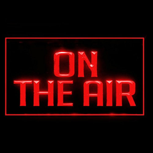 140119 Podcasting Live Joyful Microphone On The Air Display LED Light Neon Sign
