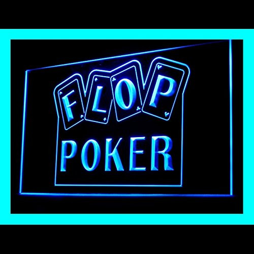230062 Flop Poker Game Time Casino Texas Holdem Display LED Light Neon Sign
