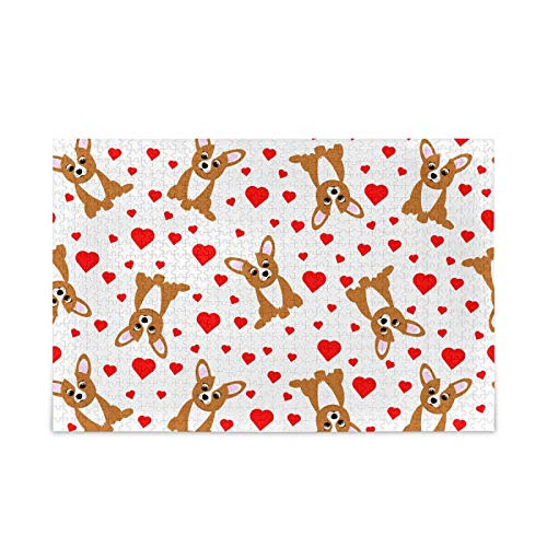 Cute Cartoon Dog Puzzle 500 Piece Jigsaw Puzzle Adult  Jigsaw Puzzle (2na9a)