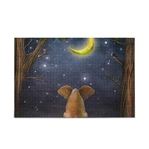 Elephant In Forest Puzzle 500 Piece Jigsaw Puzzle Kids Adult  Jigsaw Puzzle(5br2c)