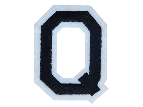 Miniblings Letters Initials Alphabet ABC Patch Hotfix Iron On Sewing4.5cm Letter Q