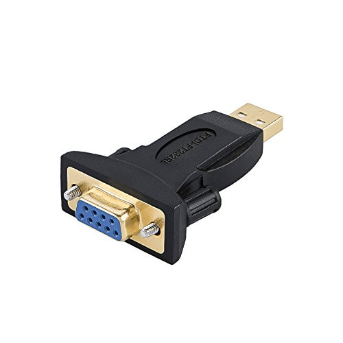 USB to RS232 Adapter with PL2303 Chipset, CableCreation USB to DB9 Serial Female Converter Compatible Windows 10, 8.1, 8, 7, Vista, XP, 2000, Linux and Mac OS X 10.6 and Above,Black USB to RS232 Adapter with PL2303 Chipset, CableCreation USB to DB9 Serial Female Converter Compatible Windows 10, 8.1, 8, 7, Vista, XP, 2000, Linux and Mac OS X 10.6 and Above,Black