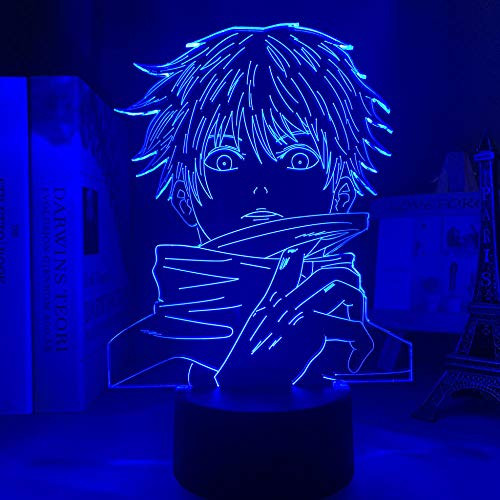 3D Lamp Anime Light Anime Led Light Anime Lamp Satoru Gojo Light Jujutsu Kaisen Led Night Light for Birthday Gift Jujutsu Kaisen Nightlight Satoru Gojo Lamp Remote