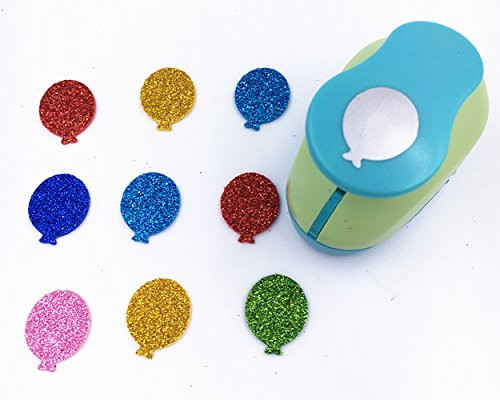 TECH-P Creative Life Multi-Pattern Hand Press Album Cards Paper Craft Punch,Card Scrapbooking Engraving Kid Cut DIY Handmade Hole Puncher. (Balloon)