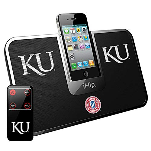 Zeikos iHip HPCKANIDP NCAA Portable Idock Kansas Jayhawks with Wireless Remote, Multicolor