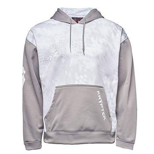 Kryptek Men's Triad Hoodie, Wraith/LT Grey, L