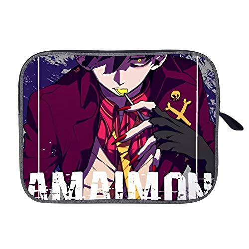 Uclipers Blue Exorcist Amaimon Waterproof Snowflake Laptop Sleeve Bag 13 inch Portable Case Cover Pouch Holder Pocket Tablet Bag