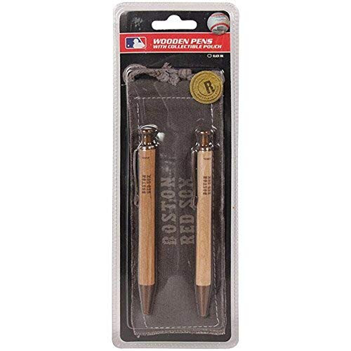 Football Fanatics MLB Boston Red Sox Rugged Wooden Pen Set
