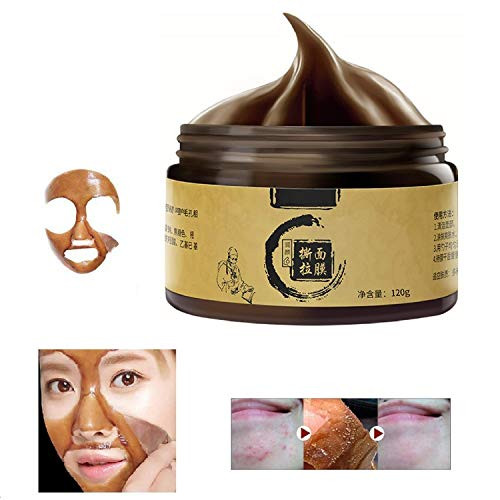 Ankepwj Ginseng Herbal Peel Off Masks, blackhead remover mask peel off , Deep Cleansing Oil Control Mask for Blackheads, Dirt, Pores Shrinking (1PCS)