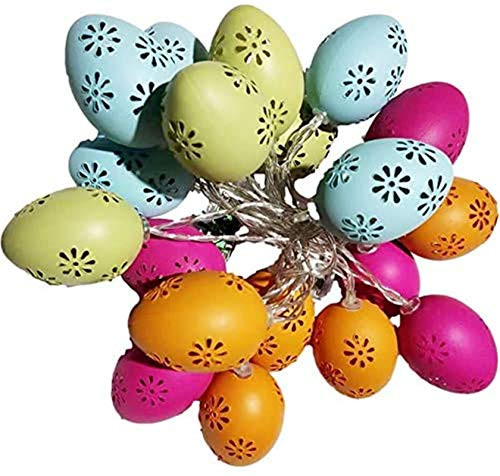 led easter egg shaped string lights,easter egg fairy lights,led cracked egg light string,battery operated fairy string lights,for Easter, Party, Home Decorations, White Wire (3m20led)