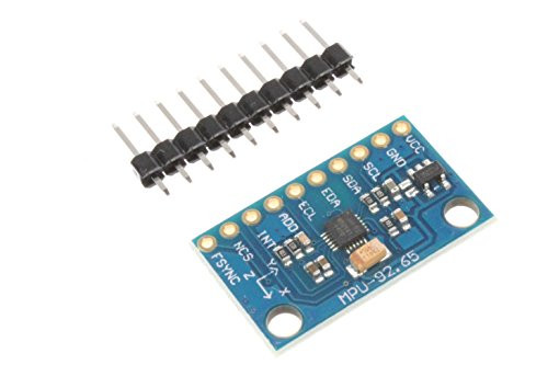 NOYITO MPU9250 6500 9-Axis 9 DOF 16 Bit Gyroscope Acceleration Magnetic Sensor 9-Axis Attitude +Gyro+Accelerator+Magnetometer Sensor Module IIC/SPI for Arduino