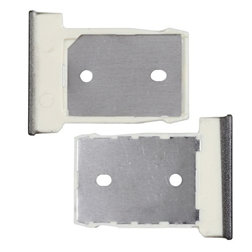 BisLinks Grey Nano Sim Card Tray plus SD Memory Card Tray Reader Holder for HTC One M9