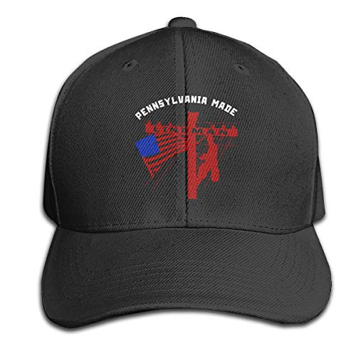 ByaoKL Pennsylvania Power Pole Electric Cable Lineman Unisex Baseball Hat Trucker Cap Peaked Cap Baseball Caps Dad Hat Black