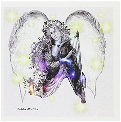 3dRose Greeting Cards, Star Struck Angel, Set of 6 (gc_6502_1)