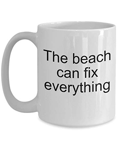 Sun Summer Vacation Beach Sunshine The Beach Can Fix Everything Gift Coffee Mug
