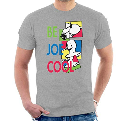 Peanuts Snoopy Be Joe Cool Men's T-Shirt Heather Grey