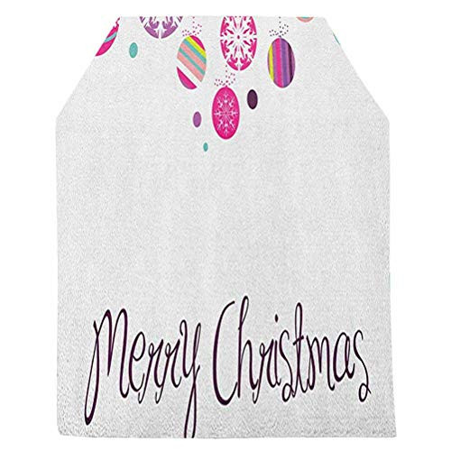 Albert Lindsay Backdrop Christmas Table Runner,Colorful Graphic Baubles with Retro Snowflake Ornaments Celebration Hand Writing Tabletop Collection for Party Event Decorations,12x48 Inch,Multicolor Albert Lindsay Backdrop Christmas Table Runner,Colorful Graphic Baubles with Retro Snowflake Ornaments Celebration Hand Writing Tabletop Collection for Party Event Decorations,12x48 Inch,Multicolor