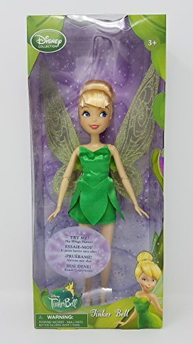 Disney Collection Tinker Bell 10 Inch Doll (Wings Flutter) Fairy Fairies Figure