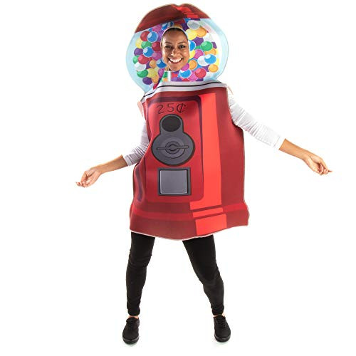 Gumball Machine Halloween Costume - Funny  and  Cute Unisex Candy Outfit for Adults