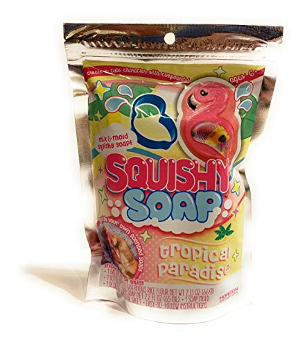 Squishy Soap Mix  and  Mold Tropical Paradise (Yellow)