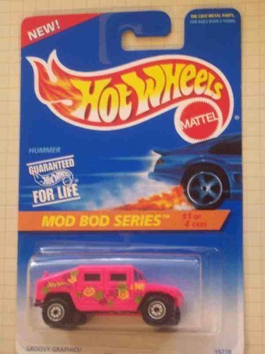 Mod Bod Series #1 Hummer Construction Hub Wheels #396 Collectible Collector Car Mattel Hot Wheels